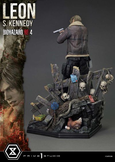 究极稀有主线 生化危机4 重制版 里昂·斯科特·肯尼迪VS电锯男