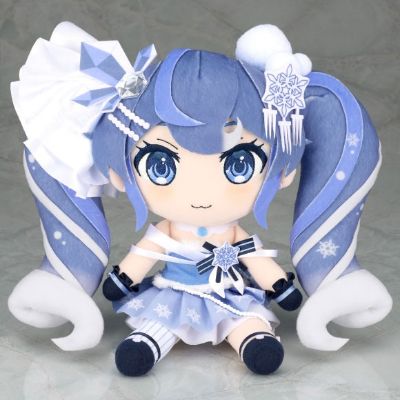 虚拟歌手系列 雪未来 毛绒玩偶 Crystal Snow