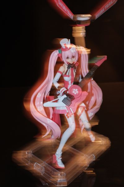 初音未来系列拼装模型 樱花未来-粉色音爆