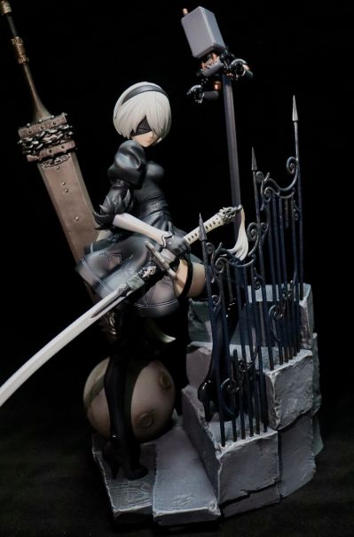 尼尔：自动人形（动画版） 2B（寄叶二号B型）-探索-