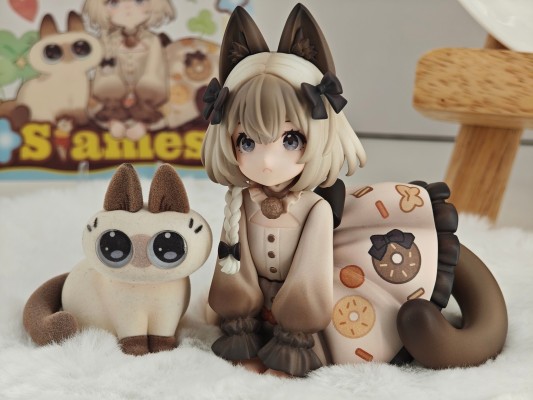 茶会猫系列 暹罗猫 小豆泥