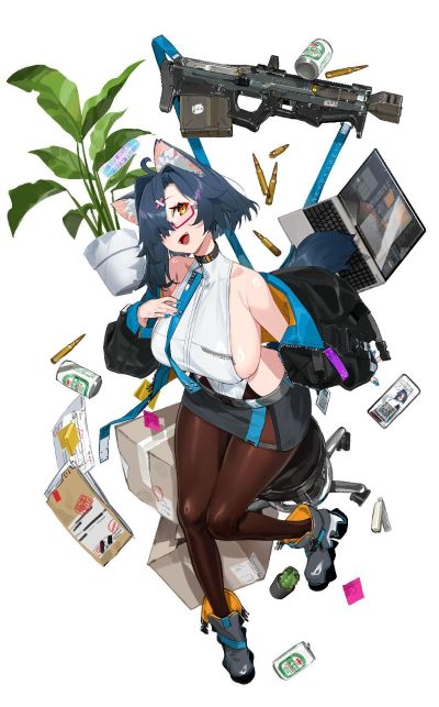 画师Kare咖哩正版授权 蓝子与蓟 亚克力立牌 蓝子