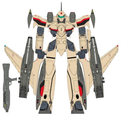 65893 VF-19EF/A 机器人形态 勇·特别型“超时空要塞F”