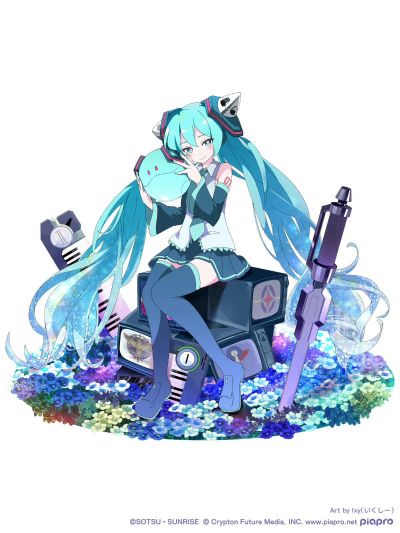 Lucrea  高达45周年联名初音未来 初音未来·00高达形态