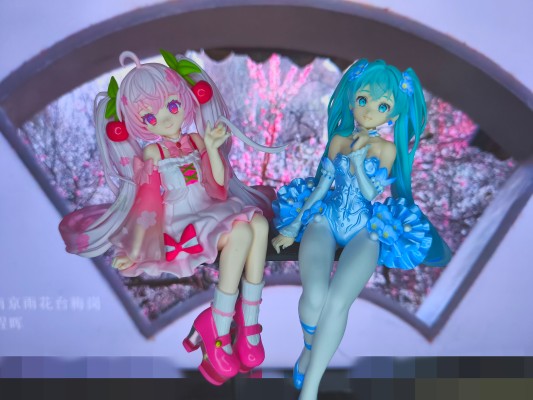 初音未来 压泡面人偶 花仙子系列ー粉蝶花仙子 浅蓝色款ー