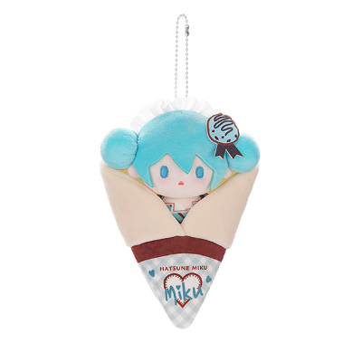 虚拟歌手系列01 初音未来 松软系列 可丽饼玩偶吊饰 A/B/C