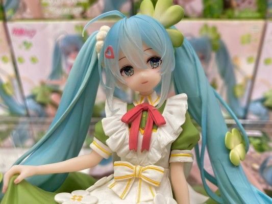 初音未来 压泡面人偶 花仙子系列—幸运草仙子—