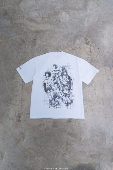 命运石之门 版权T恤 实验室成员 水墨画风