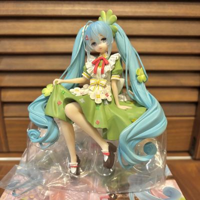 初音未来 压泡面人偶 花仙子系列—幸运草仙子—