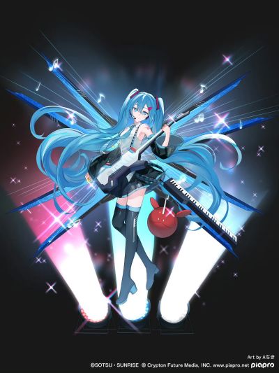 Lucrea  高达45周年联名初音未来 初音未来·00高达形态