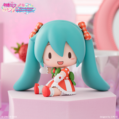 Fuwa Petit Q版玩偶 初音未来×时尚魔女拉芙与贝莉 可爱草莓