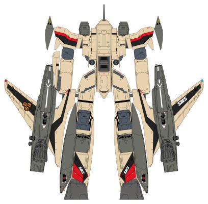 65893 VF-19EF/A 机器人形态 勇·特别型“超时空要塞F”