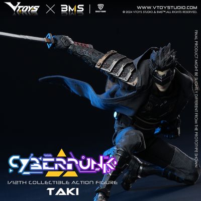1/12 可动收藏人偶 【赛博朋克】武士：泷
