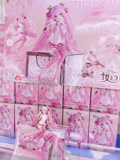 初音未来 压泡面人偶-樱花未来2024 珠光款-