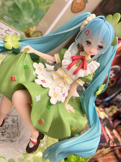 初音未来 压泡面人偶 花仙子系列—幸运草仙子—