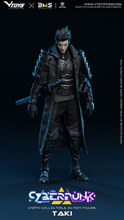 1/12 可动收藏人偶 【赛博朋克】武士：泷