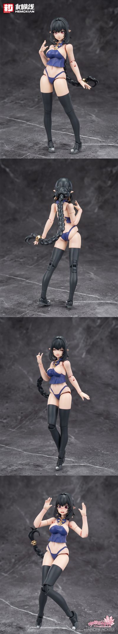 梅德塔残响 玖莲 1/12拼装可动机娘