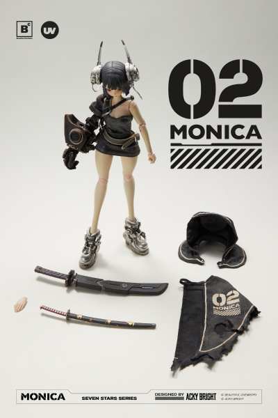 Seven Stars系列 1/6 收藏级可动人偶 02号Monica