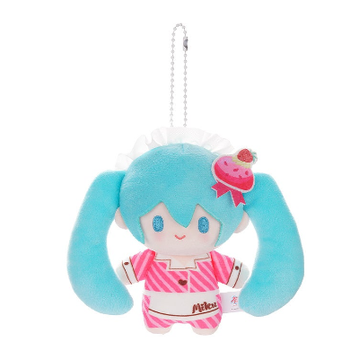 虚拟歌手系列01 初音未来 松软系列 可丽饼玩偶吊饰 A/B/C