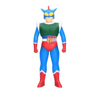 蜡笔小新 大号SOFVIMATES～动感超人～ 闪粉透明款