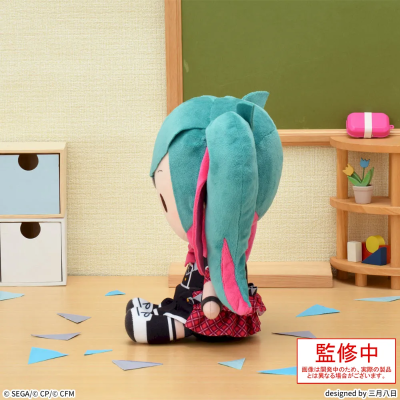 初音未来：缤纷舞台 Fuwa Petit L码毛绒玩偶“教室世界的初音未来”