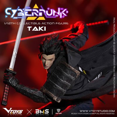 1/12 可动收藏人偶 【赛博朋克】武士：泷