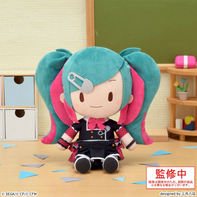 初音未来：缤纷舞台 Fuwa Petit L码毛绒玩偶“教室世界的初音未来”