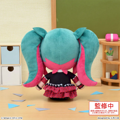 初音未来：缤纷舞台 Fuwa Petit L码毛绒玩偶“教室世界的初音未来”