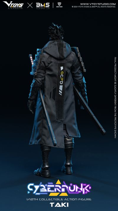 1/12 可动收藏人偶 【赛博朋克】武士：泷