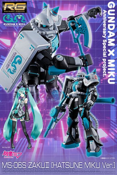 RG 1/144 MS-06S 扎古II [初音未来版]