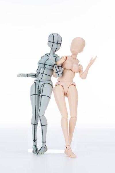 S.H.Figuarts 女性素体 -矢吹健太朗- 联名款 描线素体 (灰色)