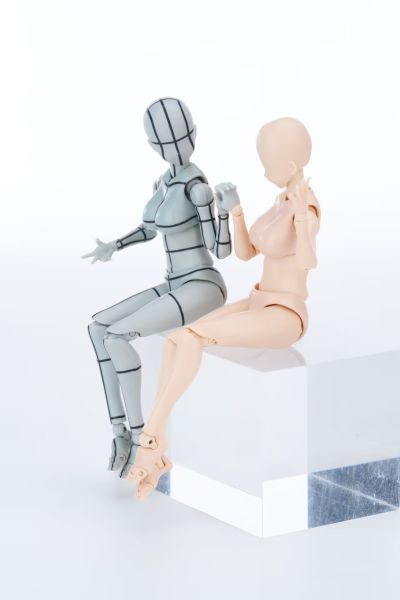 S.H.Figuarts 女性素体 -矢吹健太朗- 联名款 描线素体 (灰色)
