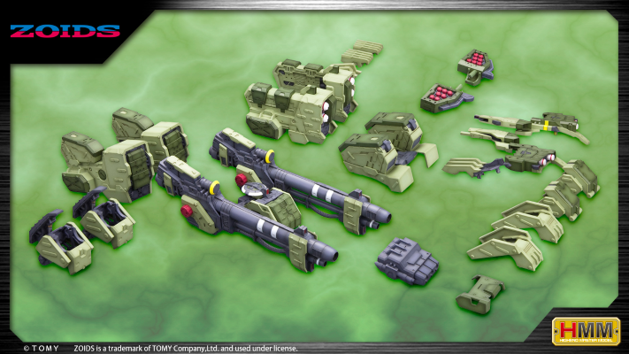 HMM系列 索斯机械兽 零式长牙狮专用 装甲套装 标识增强版