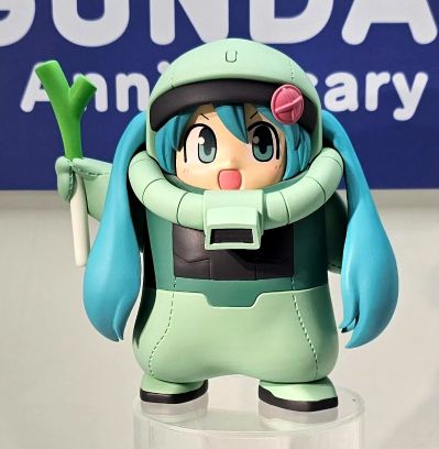 高达45周年联名初音未来 珍藏人偶 扎古谷努咪[初音未来版]