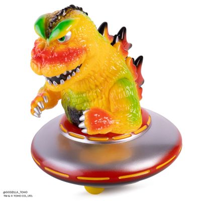 哥斯拉 UFO 软胶人偶 - 宇宙人入侵复古版 3D 复古独家 Mondo Sofubi