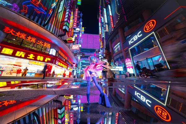 游戏人生 ESPRESTO-Glittery raincoat-白