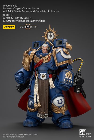 战锤40000：星际战士 极限战士 马尔纽斯·卡尔加，战团长 配备MKⅩ格拉维斯装甲和奥特拉马拳套