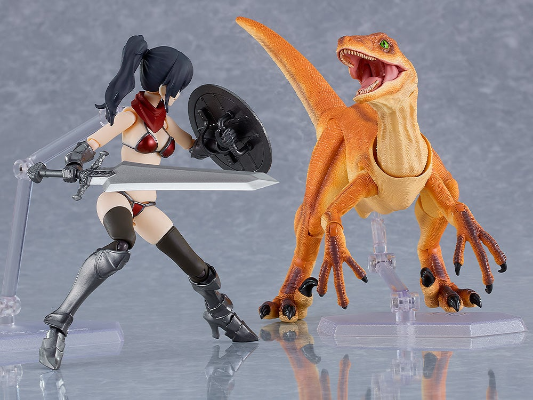 figma ex:ride. 小型恐龙（灰色）／（棕色）