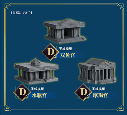 另物赏 圣斗士星矢系列第四弹「圣斗士星矢-对决！曙光女神！！！」D赏 圣域模型
