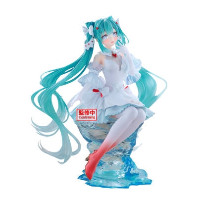 初音未来 BANPRESTO EVOLVE 水晶藏品-裸海蝶/冰海天使-珍藏人偶