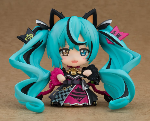 粘土人#2759 初音未来 黑招财未来
