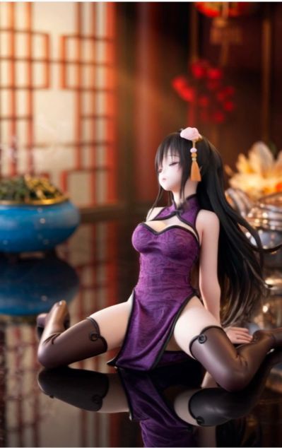出包王女DARKNESS 可爱桌摆人偶 古手川唯〜旗袍造型〜