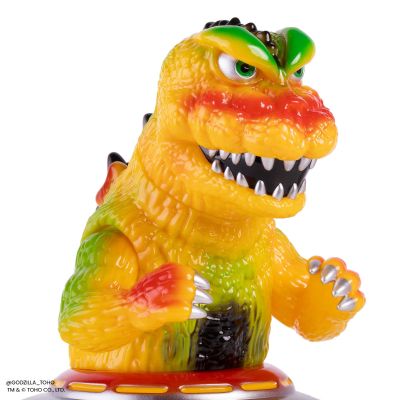 哥斯拉 UFO 软胶人偶 - 宇宙人入侵复古版 3D 复古独家 Mondo Sofubi