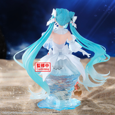 初音未来 BANPRESTO EVOLVE 水晶藏品-裸海蝶/冰海天使-珍藏人偶