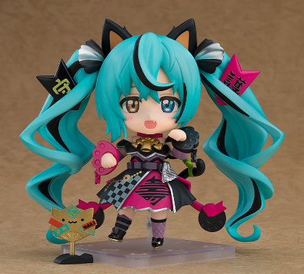 粘土人#2759 初音未来 黑招财未来
