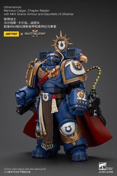战锤40000：星际战士 极限战士 马尔纽斯·卡尔加，战团长 配备MKⅩ格拉维斯装甲和奥特拉马拳套