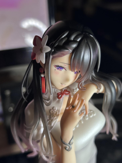 治愈系白色旗袍姐姐