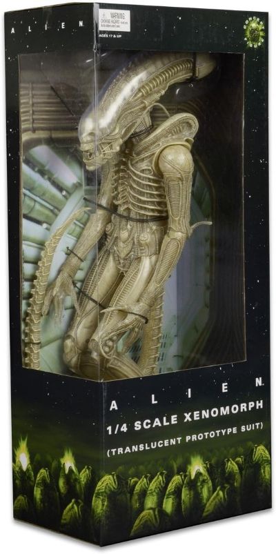 NECA 异形 1/4 比例半透明概念原型套装 动作人偶