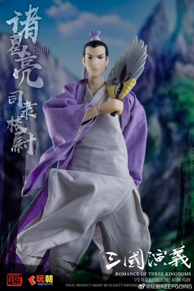《三国演义》 1/12可动穿衣人偶-“蜀汉丞相”司隶校尉-诸葛亮