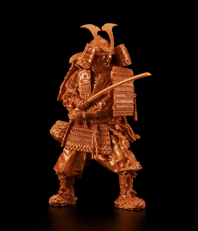 PLAMAX 镰仓时代的盔甲武士 黄金之装 金色版/白银之装 银色版/赤铜之装 铜色版